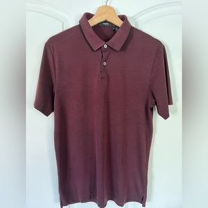 Theory Tipped Collar Polo